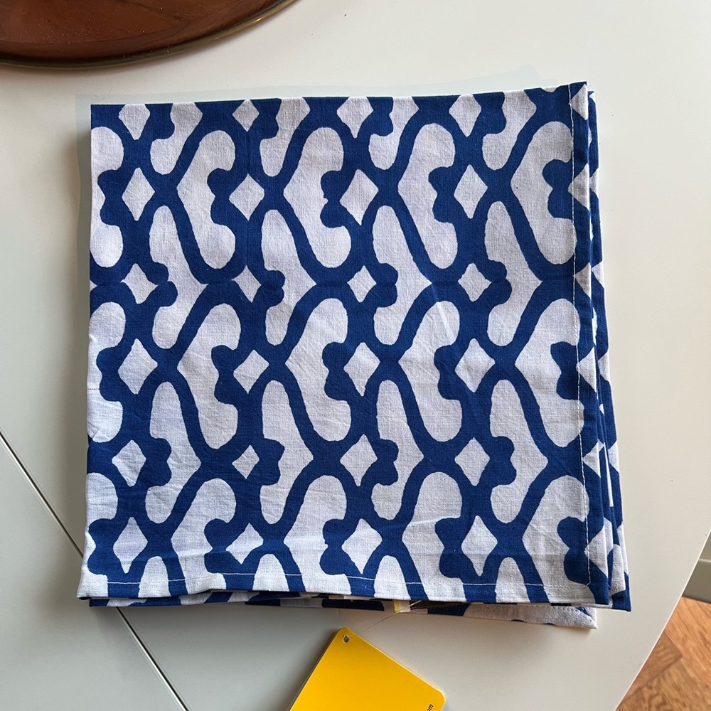 Roberta Roller Rabbit Blue Big Cata Napkins